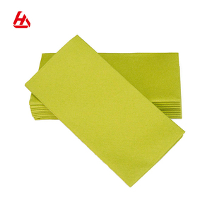 De calidad superior Airlaid verde menta servilletas de papel servilleta de papel de mesa bandas