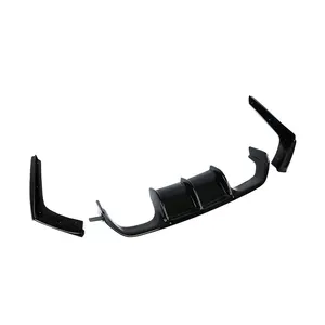 Gloss Black M4 M3 ABS Rear Diffuser for BMW F80 M3 F82 F83 M4 2014-2017 V Style