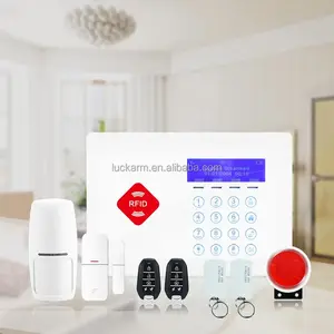 En akıllı kablosuz ev güvenlik hırsız gsm alarm sistemi için apartman