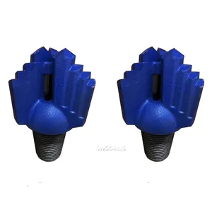 trialetas Water well drilling tool three-blade Step drag drill bit fishtail bits 8-3/4''