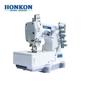 HK-500-01D Direct Drive Interlock Stitch Industrial Lockstitch Sewing Machine 1-10mm Max. Sewing Thickness HONKON