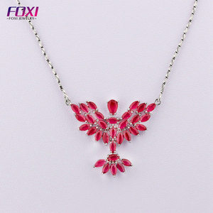 Brasil estilo rodio plateado joyería colgante collares al por mayor - Product Image 3