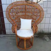 Яркий Плетеный ротанговый стул из настоящей древесины павлина из Австралии