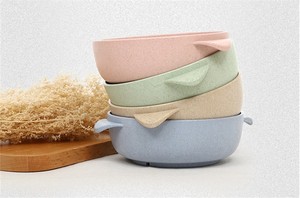 Au Micro-ondes Blé Dégradables Bols À Soupe Ensemble En Plastique <span class=keywords><strong>bol</strong></span> Et Cuillère Ensemble Avec <span class=keywords><strong>Le</strong></span> Prix Concurrentiel - Product Image 3