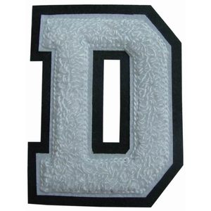 Real chenille letterman oro atlético sintió parches - Product Image 1