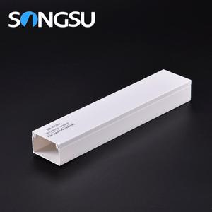 Materiales de construcción durable PVC <span class=keywords><strong>aire</strong></span> <span class=keywords><strong>acondicionado</strong></span> montaje trunking PVC/PVC canaletas para cables electricos - Product Image 4