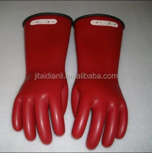 High Voltage Electrical Latex safety Insulating Gloves