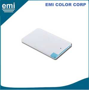 Batería de polímero de litio ultradelgada, 2500 mAh, mini cargador de teléfono móvil con forma de tarjeta de crédito - Product Image 2