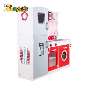 Jeu de cuisine en bois pour enfants, grand ensemble, meilleure vente, avec accessoires W10C037A, collection 2019