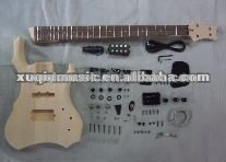 Hot- vente de tilleul avec manche érable guitare <span class=keywords><strong>basse</strong></span> kits - Product Image 1