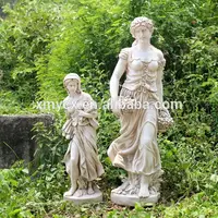 JARPSIRY Lot de 3 statuettes de jardin en écorce d'arbre - Décoration  d'extérieur - Sculpture fantaisiste - Pour Halloween, Pâques, jardin