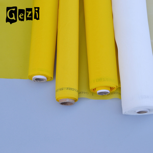 Gezi (offre d'usine) 7 T-165 T 18mesh-420mesh blanc ou jaune d'armure de polyester silcreen maille de tissu d'impression - Product Image 2