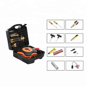 Jutien – kit d'outils de réparation de voiture, ordinateur portable Automobile, vente en gros, ensemble avec gonfleurs de <span class=keywords><strong>pneus</strong></span>, pinces à tête de foret hélicoïdale - Product Image 4