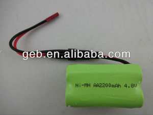 Geb hot vente <span class=keywords><strong>4S</strong></span> 4.8 V AA2200mAh ni - mh batterie rechargeable pour voiture RC / hélicoptère / bateau / locomotive - Product Image 1