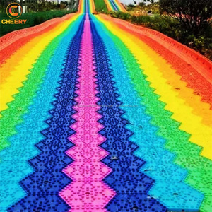 Nuevo proyecto de <span class=keywords><strong>Parque</strong></span> de Atracciones <span class=keywords><strong>Parque</strong></span> personalizado de plástico grande arco iris seco avalancha de nieve - Product Image 4