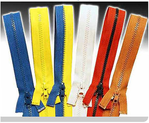 Cremallera invisible inversa de silicona grande personalizable al por mayor con cadena larga para bolso ropa equipaje zapato uso - Product Image 2