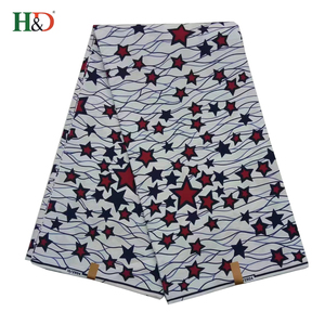 H & D seguro algodón estrella niños imprime estilo africano 100% algodón Ankara cera de Holanda Impresión de diseño - Product Image 1