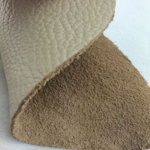 Wholesale litchi pattern raw cow hides skin grain leather - Product Image 1