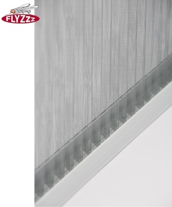 Wholesale Custom Size Retractable <strong>Sliding</strong> Fly Screen <strong>Window</strong> With Pleated Fly Screen