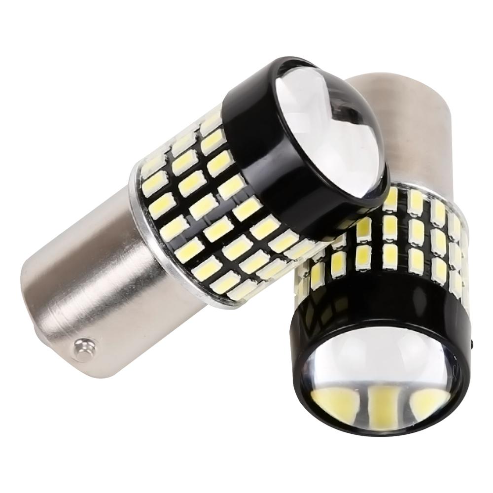 Автомобильная светодиодная лампа SANYOU BA15S 1156 7440 7443 Canbus светодиодные лампы с объективом проектор тормоз сигнал поворота Задний фонарь заднего хода