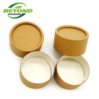 Personnalisé Biodégradable de Haute Qualité de Carton De Cylindre De Tube de Papier Kraft Pot Pour Baume à lèvres/Déodorant Bâton Emballage