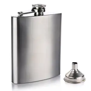 8オンスStainless Steel Pocket Hip Flask 7オンスステンレス鋼ホップフラスコ漏斗セット、5オンスワインフラスコボトル