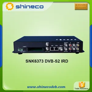 DVB-S/S2 QPSK 8PSK IRD por satélite a decodificar la encriptado señales RF