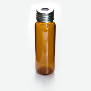 Laboratuvar 18mm vida boyun 20ml Amber şeffaf gaz kromatografi cam Headspace flakon alüminyum vidalı kapak <span class=keywords><strong>septa</strong></span> - Product Image 6