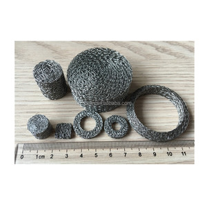 Anneaux d'espacement en maille métallique en acier inoxydable anti-vibrations et d'atténuation acoustique, joints d'air d'échappement, filtres à air en maille tricotée - Product Image 1
