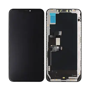 Factory price Lcd screen oled touch glass on frame for iphone x/xr/xs/xs max lcd