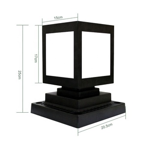 Lampe frontale solaire à 96 led, applique murale d'extérieur, idéal pour une porte, une cour ou un <span class=keywords><strong>caf</strong></span>é - Product Image 1