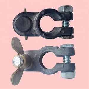 Pince de serrage à tête de fil, Terminal de batterie en laiton et en cuivre, connecteur négative Positive, 50 pièces - Product Image 4