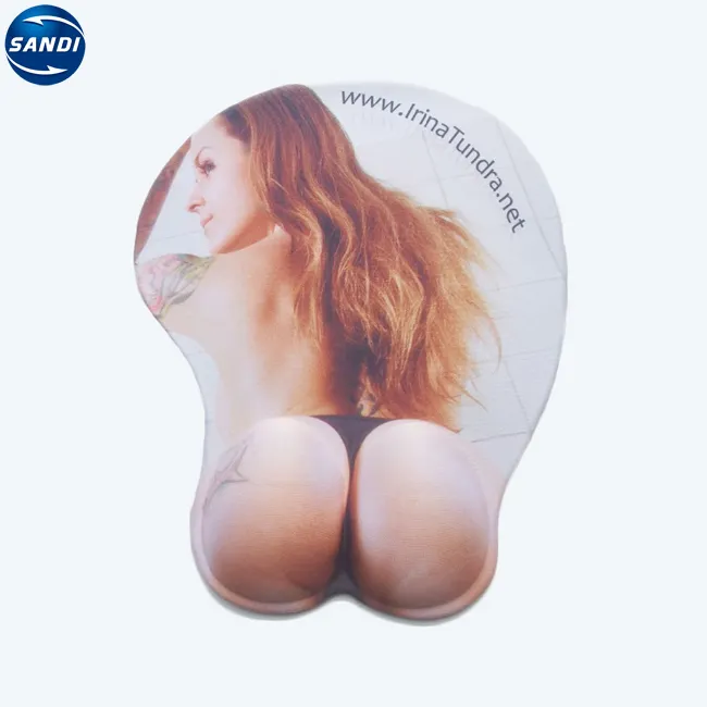 Promotional Gifts Custom Sublimation Cute Boob Gaming Anime Office Full Sexy Photos Girls Gel Mouse Pad
