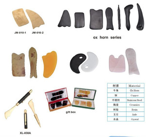 Masaje herramienta perder peso Guasha Gua Sha de cuerno de buey conjunto - Product Image 5