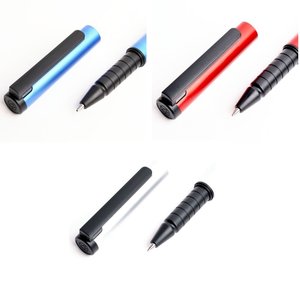 Kaco Tube de bureau multicolore avec logo personnalisé Stylos à bille en plastique pour usage promotionnel - Product Image 2