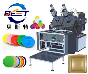 China supplier automatic disposable rectangular paper plate making machine