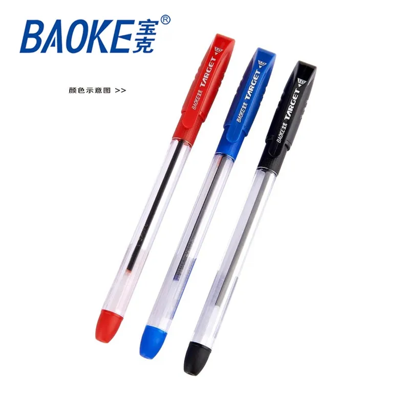 1.0mm bic personnalisé stylo à bille/multicolore en plastique stylo à bille