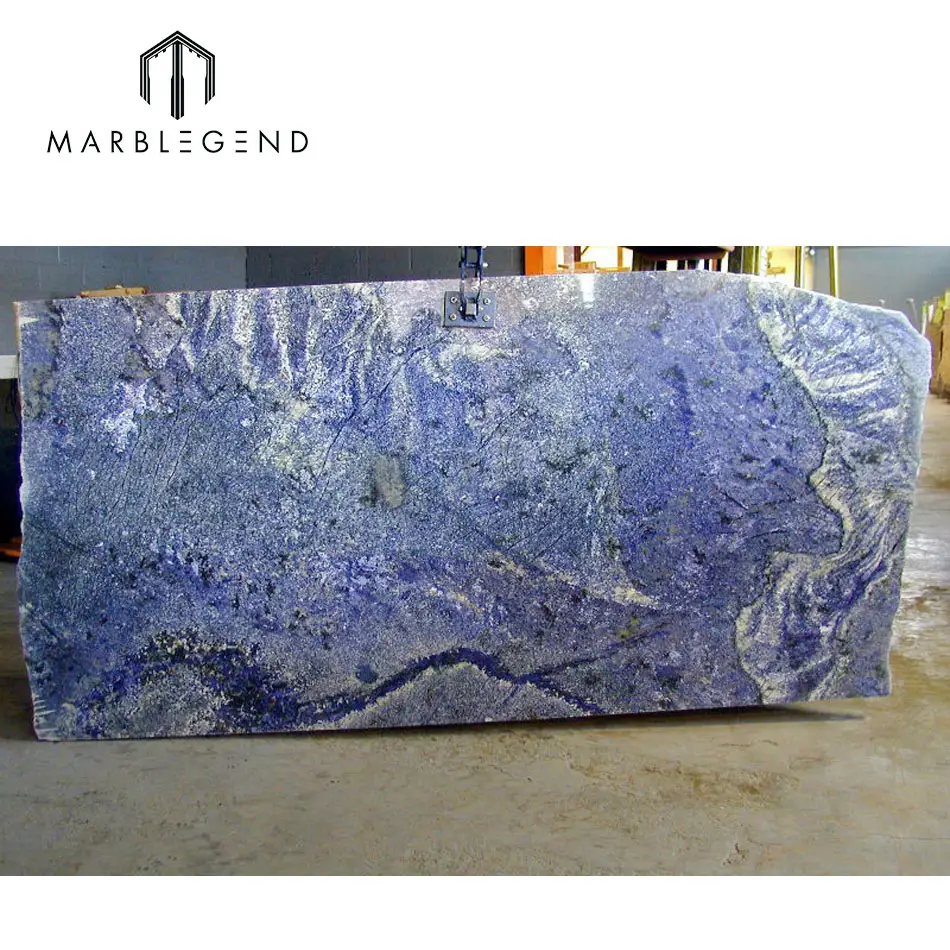 De Steen Materiaal Kantoor Braziliaanse Blauw Graniet