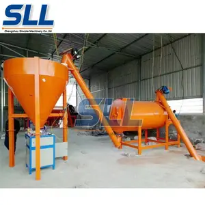 Batu Bata Mortar Mixing Plant Auto Dry Mortar Lini Produksi untuk Dijual