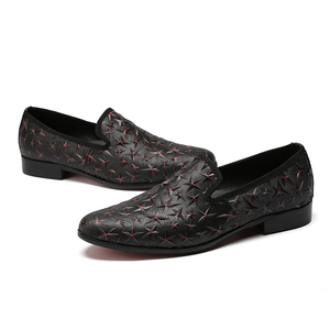 Chaussures pour hommes NA161 Black Star, marque de <span class=keywords><strong>luxe</strong></span>, chaussures en cuir décontractées, chaussures Oxford pour hommes, mocassins, chaussures italiennes pour hommes, chaussures plates - Product Image 2
