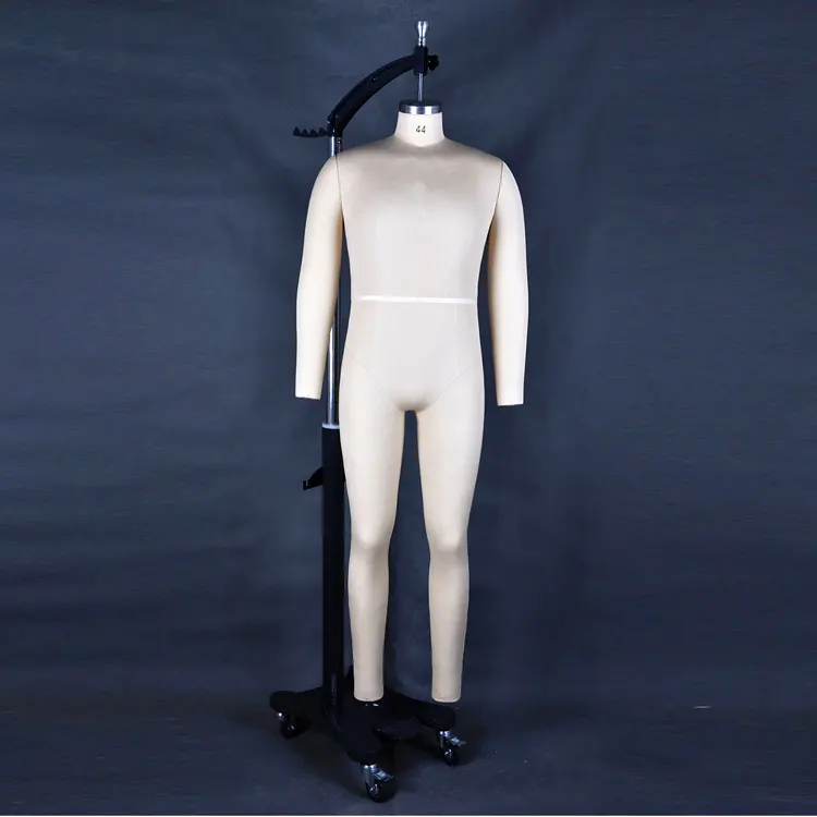 Gaun Pria Dapat Disesuaikan Bentuk Jahitan Model Penjahit Pas Manekin Penuh Tubuh Pembuat Gaun Manekin untuk Menjahit Menggantung