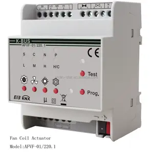 Fan Coil Actuator/ControllerThe Fungsi Fan Coil Control 4 Kali Lipat (KNX/IMD Cerdas Rumah dan Bangunan Sistem Pengendali)