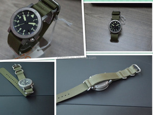 <span class=keywords><strong>Orologio</strong></span> Subacqueo Meccanico Automatico in <span class=keywords><strong>Titanio</strong></span> con Quadrante Luminoso, Vetro Zaffiro e Cinturino in Nylon per Uomo - Product Image 5
