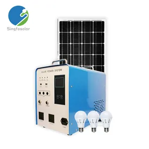 محطة توليد الطاقة المحمولة مولد للطاقة الشمسية أطقم الطاقة الشمسية المنزلية نظام شبكي