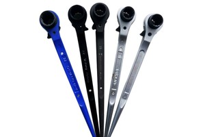 19/22Mm Giàn Giáo Podger Ratchet <span class=keywords><strong>Spanner</strong></span> Trang Web Ratcheting Ổ Cắm Cờ Lê - Product Image 4