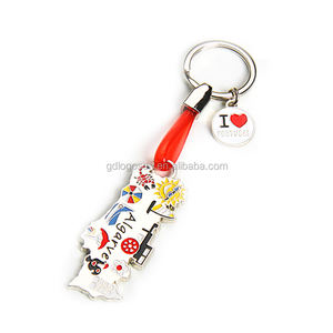 Llavero de Metal con Diseño Personalizado al por Mayor de Logoson Factory, Juego de Llaveros de Metal con Esmalte, Recuerdo de <span class=keywords><strong>Portugal</strong></span> - Product Image 3