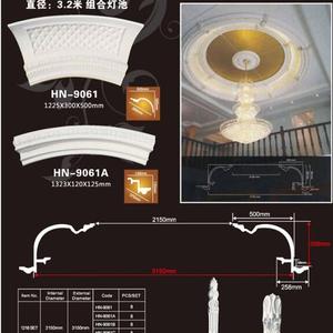 Polyurethane Trần Roase Medallion Khuôn Nội Thất PU Trần Rose - Product Image 5