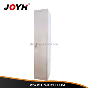 Armoire métallique à une porte avec miroir / Armoire de chambre / Casier en acier à une porte avec 2 niveaux - Product Image 2