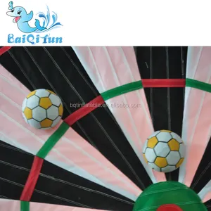 Popular Inflatable Sport Game Inflatable Kick Darts, Inflatable Dart Board with Sticky Football