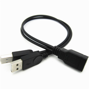 Eternalstar <span class=keywords><strong>USB</strong></span> 2,0 Enchufe macho Dual <span class=keywords><strong>USB</strong></span> Hembra Jack <span class=keywords><strong>Y</strong></span> Splitter Hub Adaptador Cable Teléfonos móviles Cámaras Computadoras Trenzado - Product Image 3